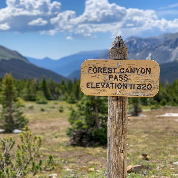 Forest Canyon Pass in Rocky Mountain National Park